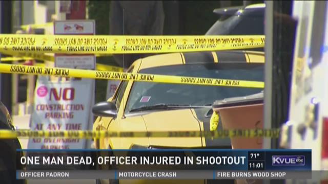 One man dead, officer injured in shooting
