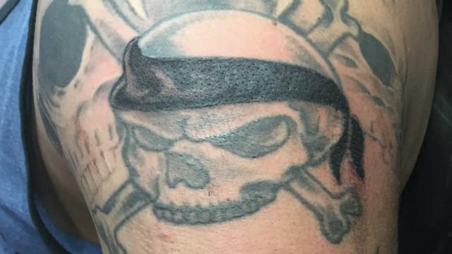 confederate skull tattoos